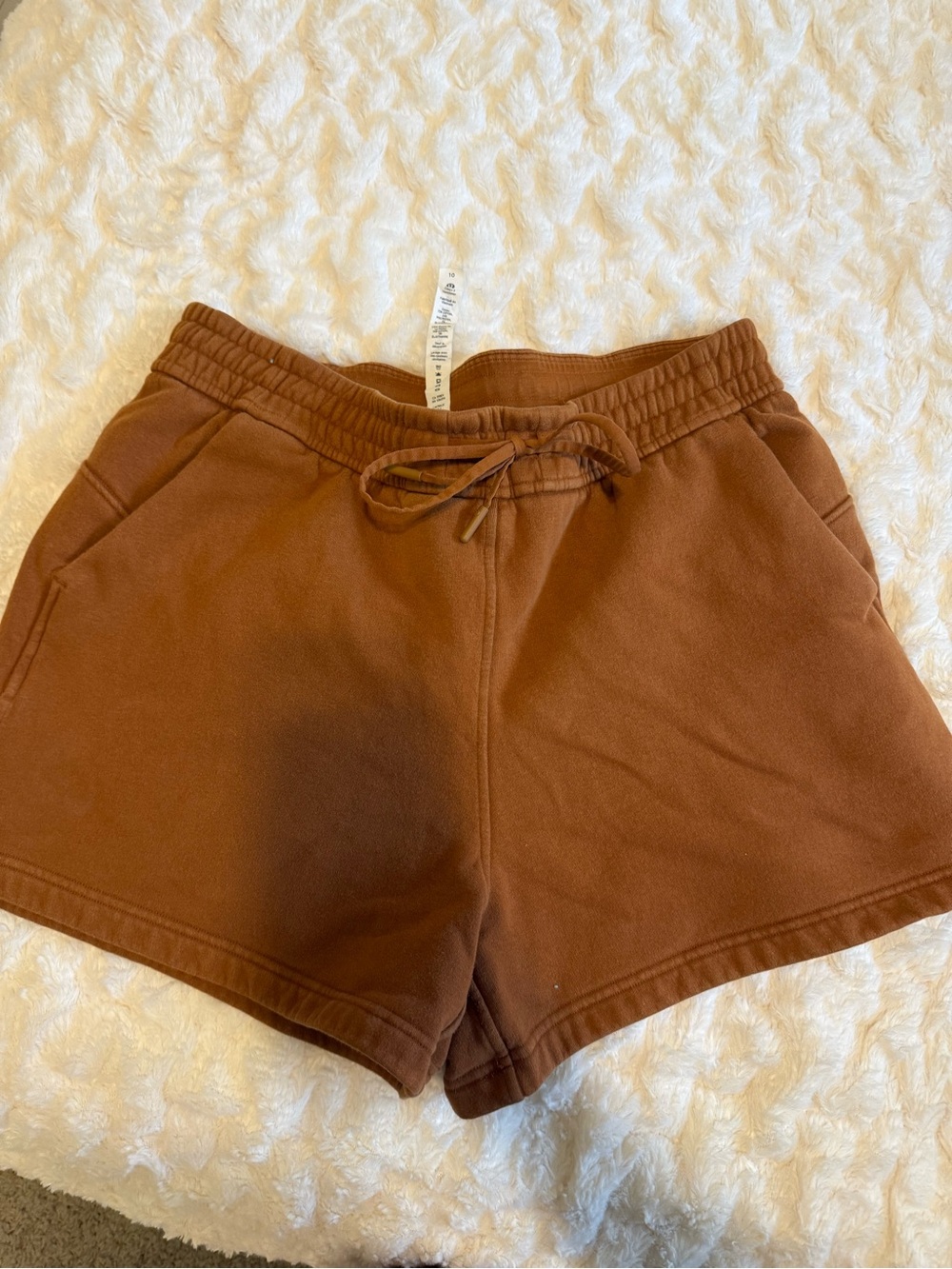 Women's High-Rise Drawstring Lounge lululemon Shorts - Brown